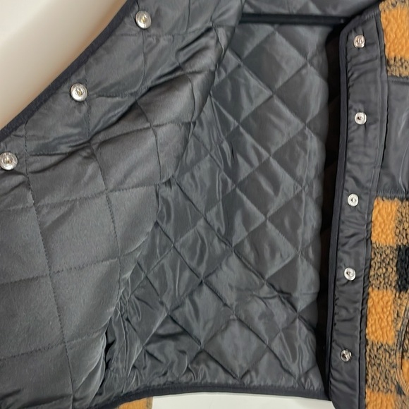 Blank NYC | Checkered Fleece Jacket Insulated Size XS NWT - Picture 5 of 7